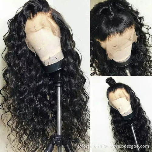 32inch Brazilian hair 13x4 HD transparent Lace Front Wig Remy Hair Wigs For Women loose wave human hair wigs
